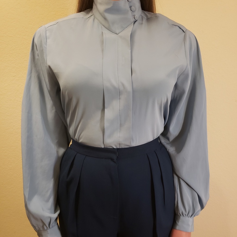 Vintage blue blouse